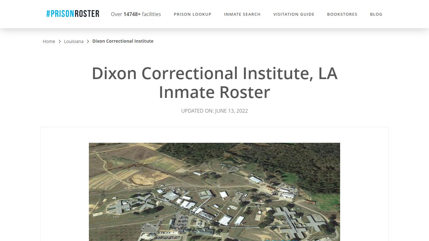 Dixon Correctional Institute, LA Inmate Roster - Prisonroster